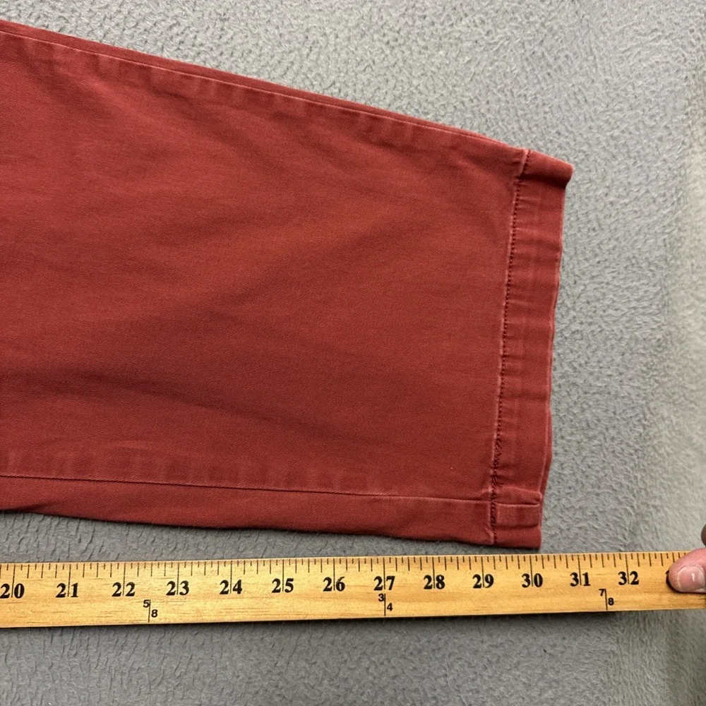 Foundry Supply Co Pants Mens 44 (Fits 42) Red Straight Comfort Stretch Cotton